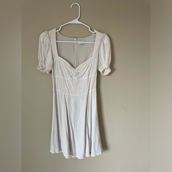 Sunday Best TINSLEY White Mini Dress with Puff Sleeves SIZE 0 NWOT - Picture 5 of 7